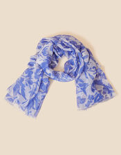Floral Print Scarf, , large