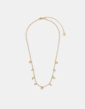 14ct Gold-Plated Celestial Charm Necklace, , large