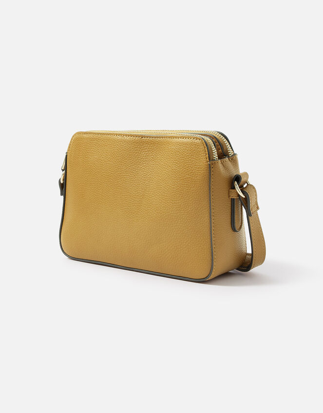 Charlotte Cross-Body Bag, Yellow (OCHRE), large