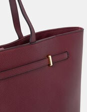 Bianca Laptop Tote Bag, Red (BURGUNDY), large