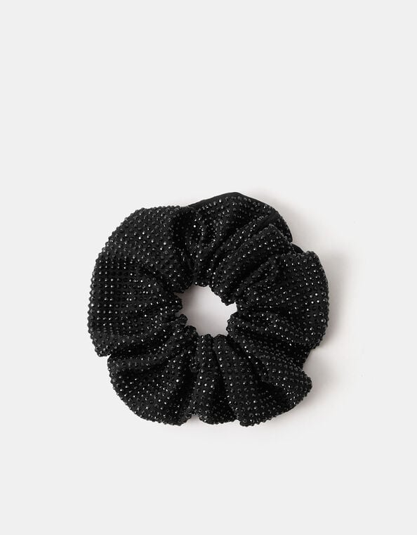 Rhinestone Hair Scrunchie, , large