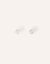 Sterling Silver Bling Stud Earrings, , large