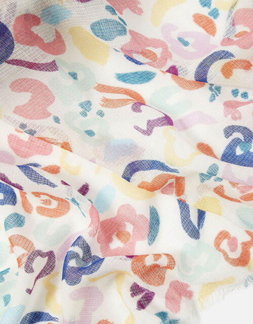 Anne Abstract Print Scarf, , large