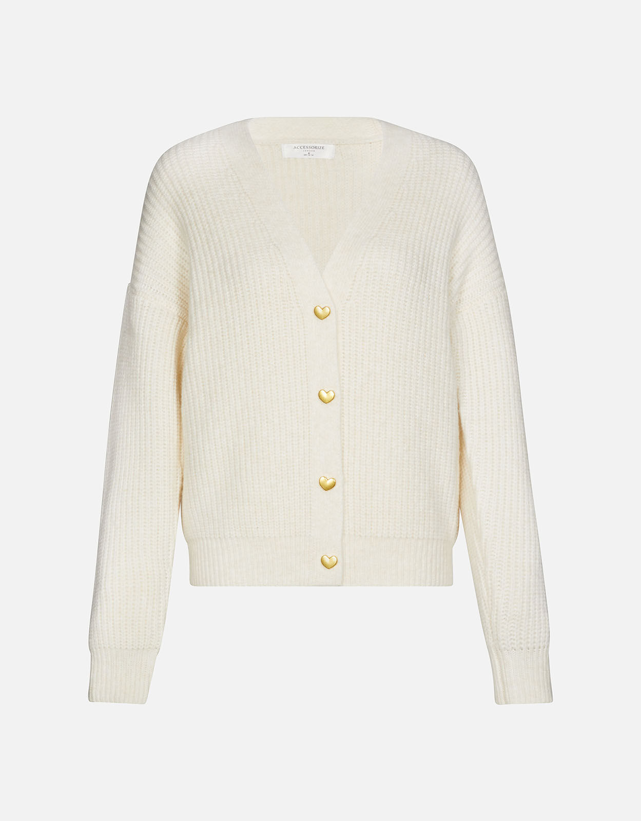 Cream cardigan with buttons outlet