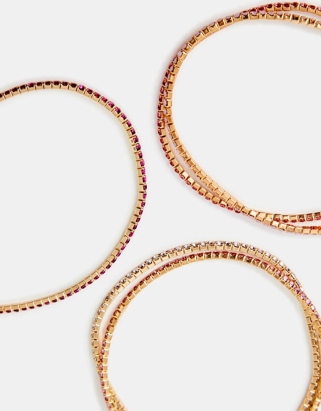 5-Pack Sparkle Stretch Bracelets, , large