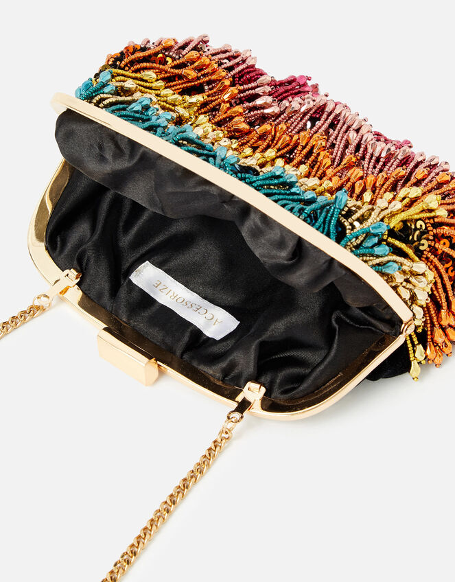 Tiana Tassel Frame Bag, , large