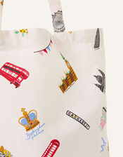 London Print Shopper Bag, , large