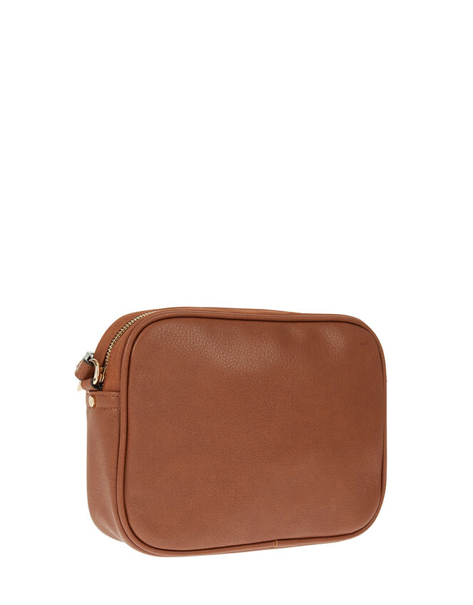 Large Weave Cross-Body Bag, , large