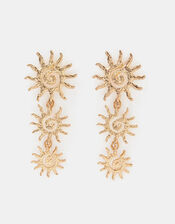 Triple Sun Drop Earrings, , large