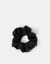 Metallic Bead Hair Scrunchie, , large