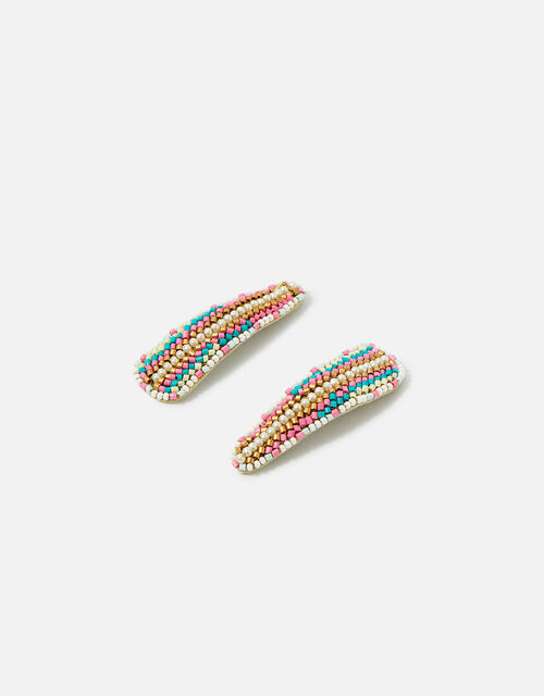 Shoreline Beaded Hair Clips Twinset, , large