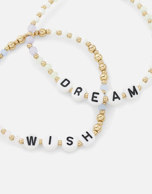 Pastel Pop Wish and Dream Stretch Bracelets, , large
