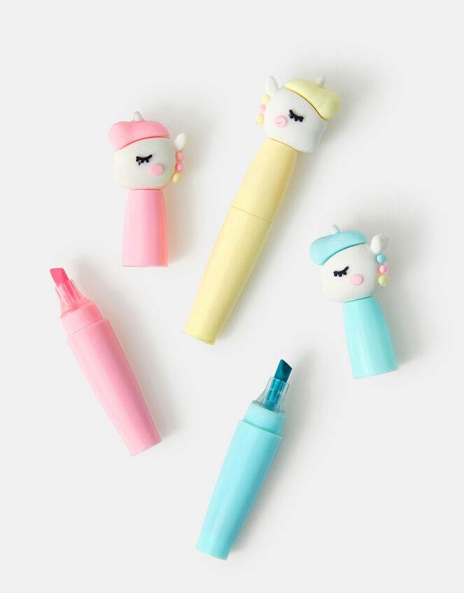 3-Pack Girls Unicorn Highlighters, , large