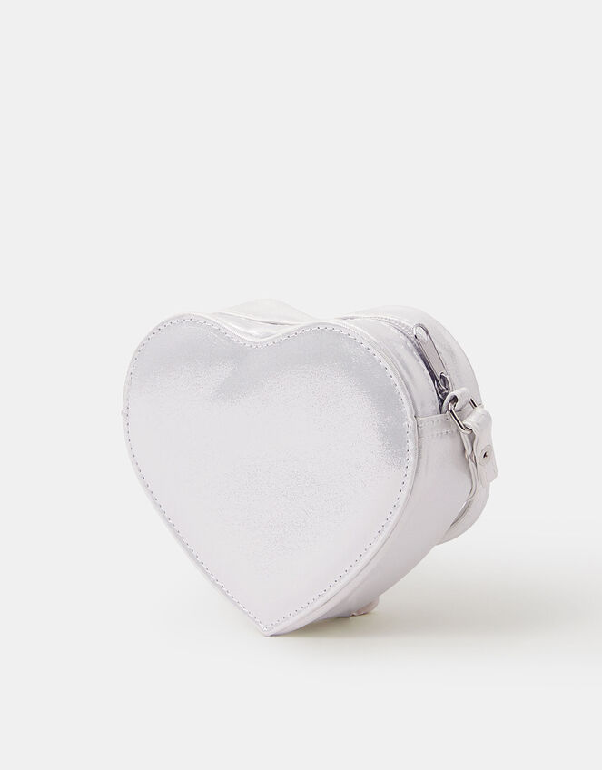 Girls Appliqué Floral Crossbody Bag, , large