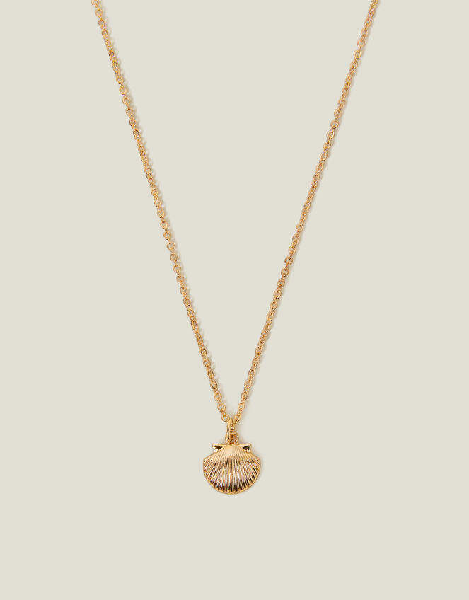 Shell Pendant Necklace, , large