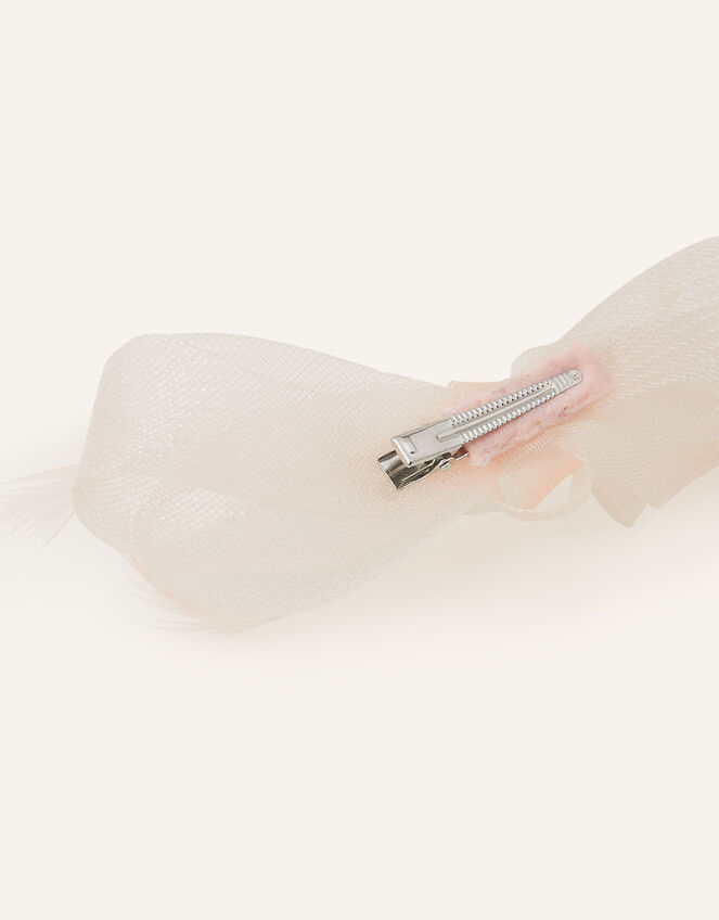 Ella Bow Hair Clip, Pink (PALE PINK), large