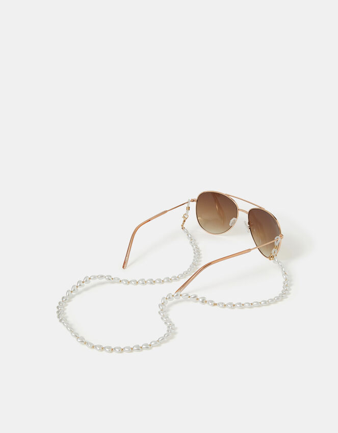 Pearl Heart Sunglasses Chain, , large