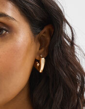 Bubble Heart Hoop Earrings, , large