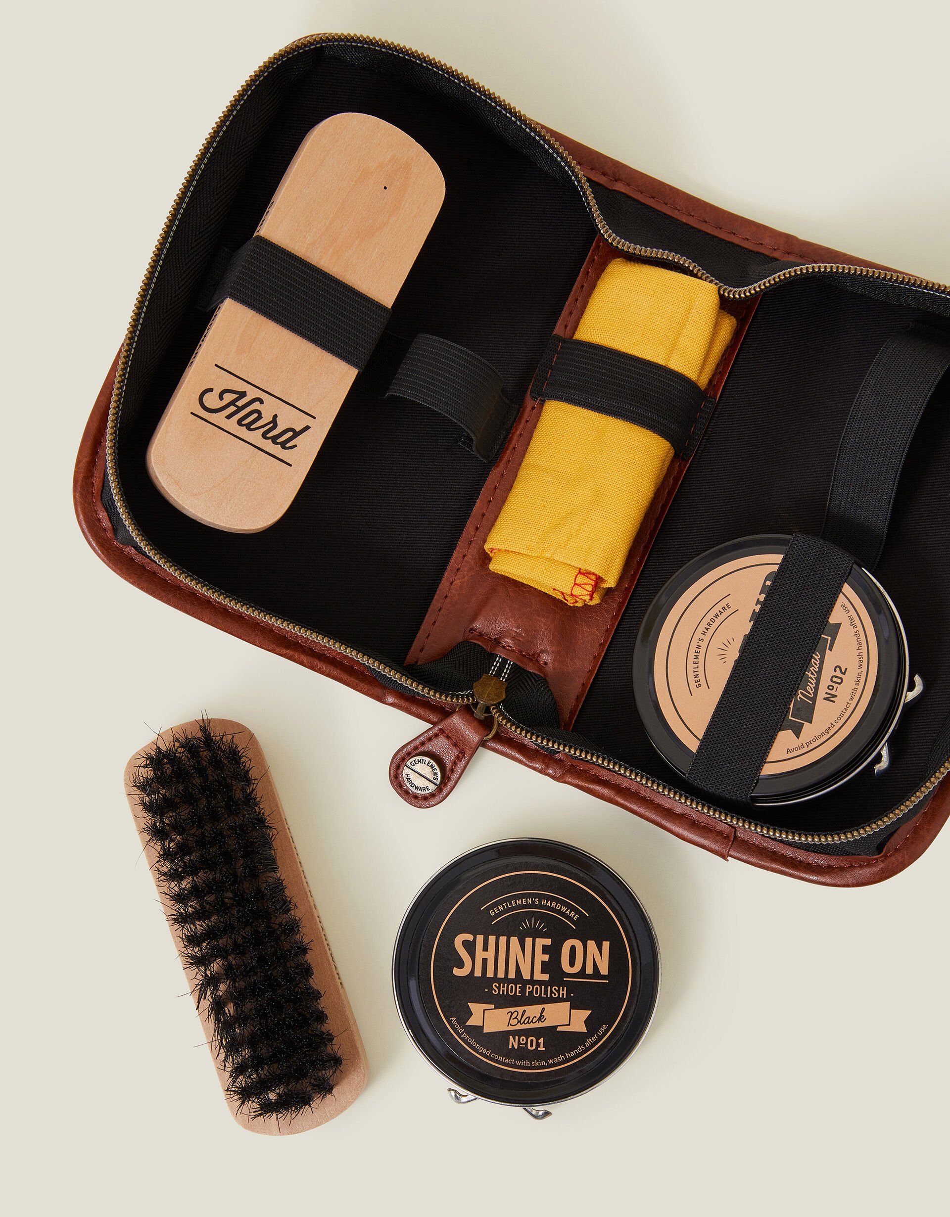 Gentlemen's hardware shoe polish kit sales
