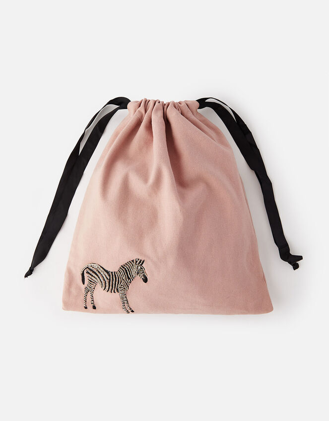 Zebra Drawstring Bag WWF Collaboration, , large