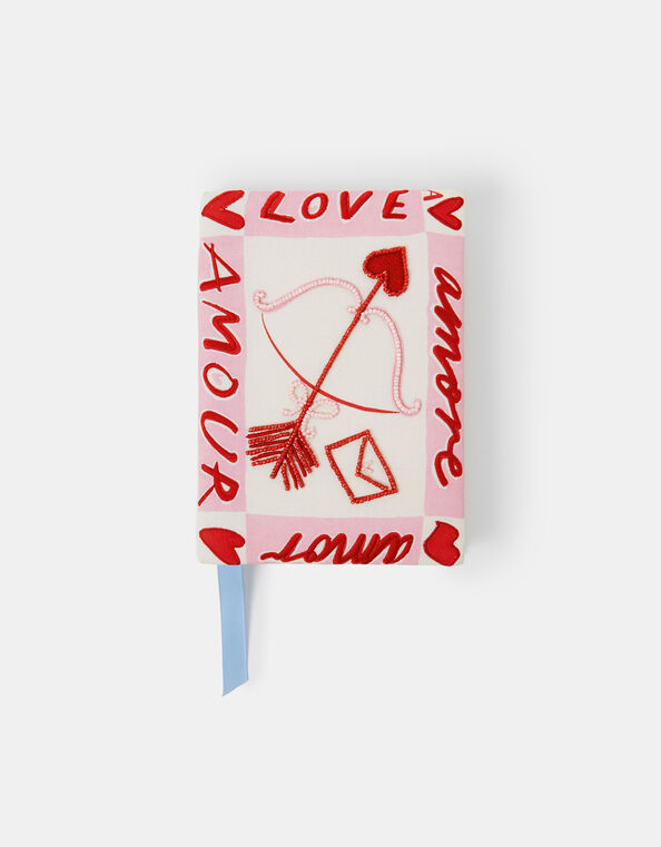 Beaded Cupid Notebook, , large