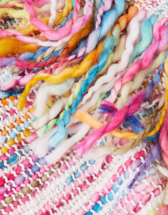Rainbow Woven Scarf, , large