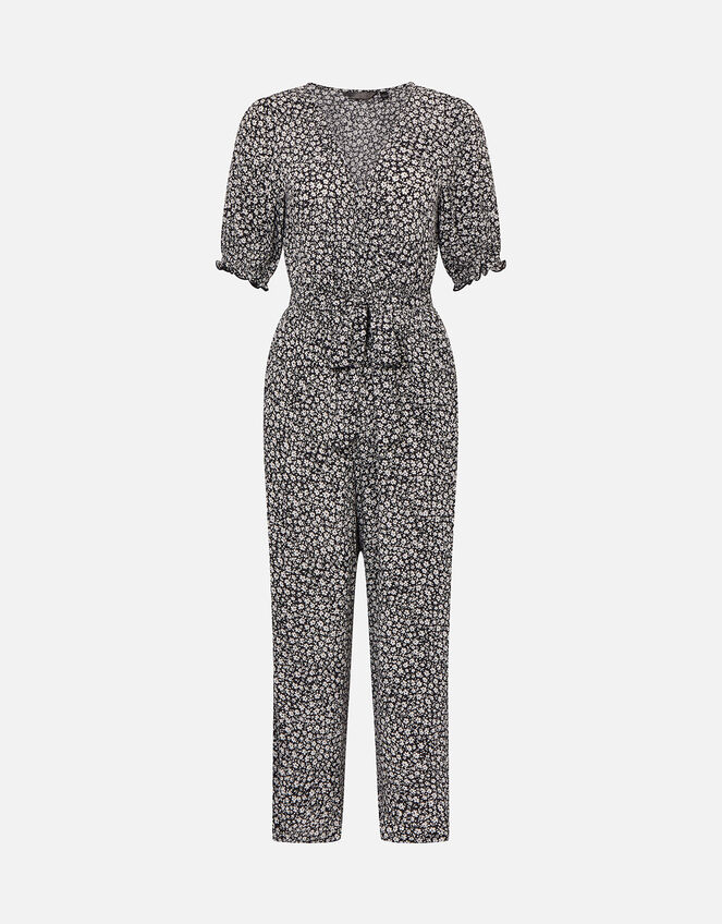 Ditsy Wrap Jumpsuit in LENZING™ ECOVERO™, Multi (BRIGHTS-MULTI), large