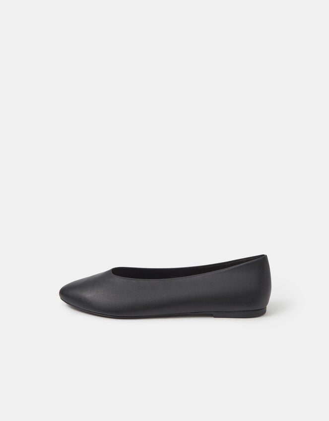 Ballet Flats, Black (BLACK), large