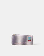 London Stamp Embroidered Pencil Case, , large