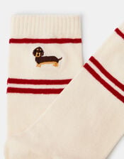 Sausage Dog Varsity Socks, , large