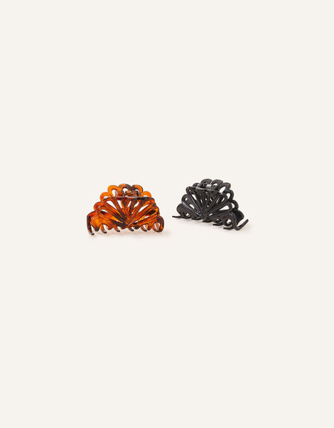 Cut-Out Detail Claw Clips Set of Two, , large