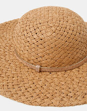 Sparkle Floppy Straw Hat, , large