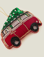 Embellished Campervan Hanging Decoration, , large