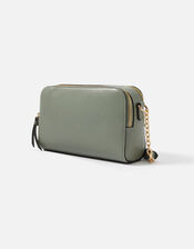 Leona Lock Cross-Body Bag, Green (GREEN), large