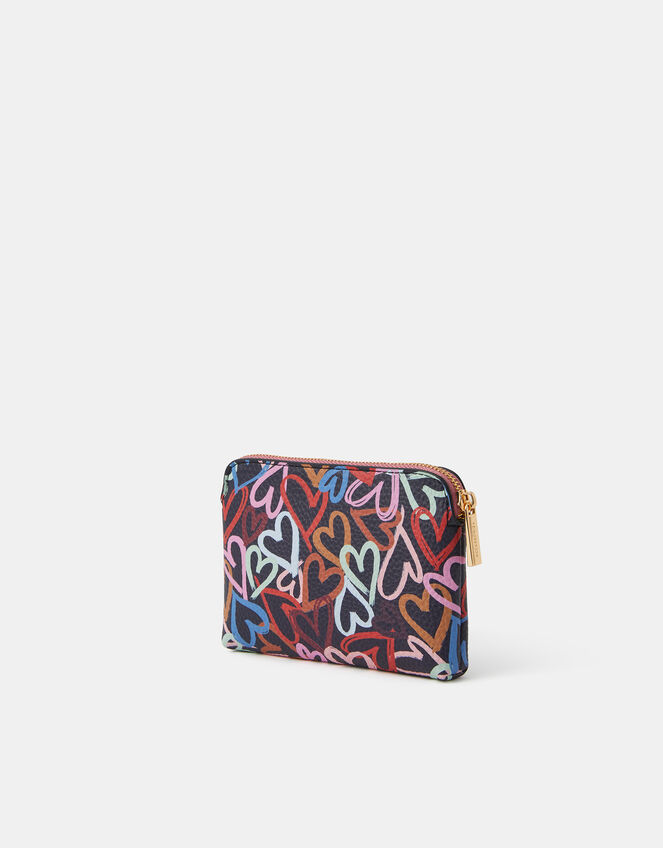 Heart Print Coin Purse, , large