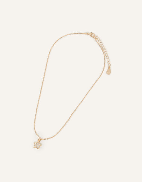 Sparkle Star Pendant Necklace, , large