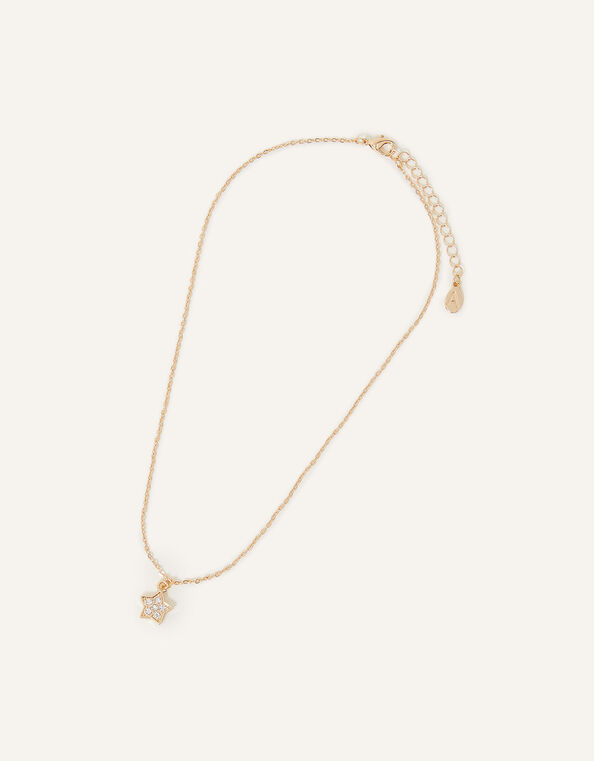 Sparkle Star Pendant Necklace, , large