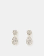 Double Drop Diamant&eacute; Earrings, , large