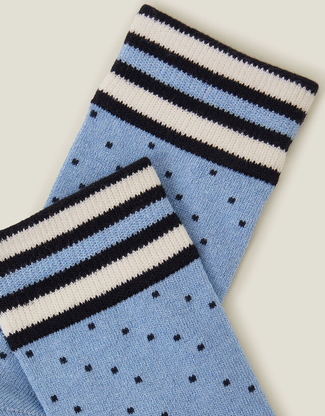 Spotty Varsity Socks, , large