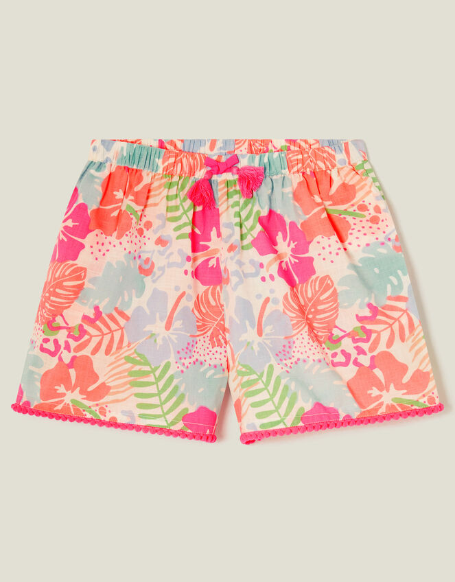 Girls Tropical Print Shorts, Multi (BRIGHTS MULTI), large