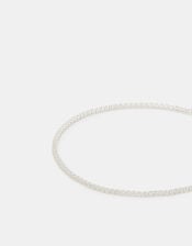 Sterling Silver Tennis Bracelet, , large