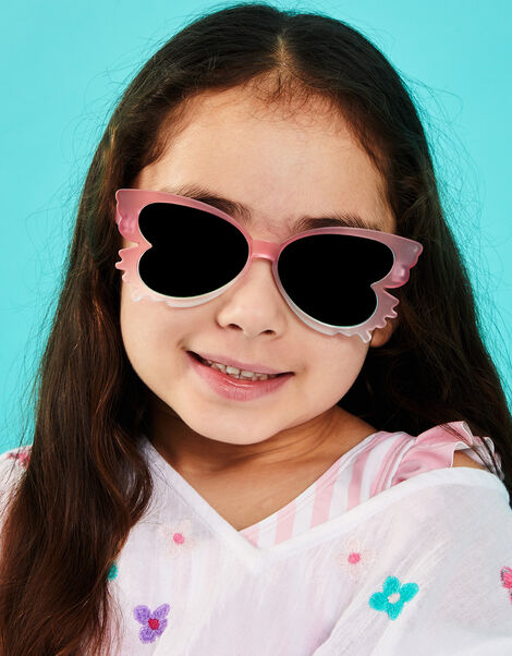 Girls Butterfly Sunglasses, , large