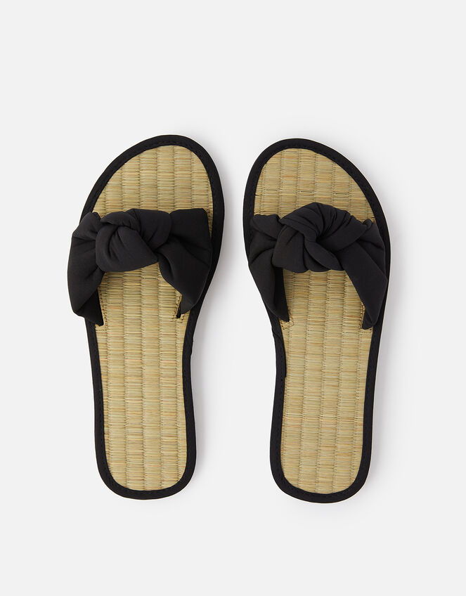 Knot Seagrass Sliders, Black (BLACK), large