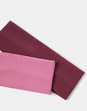 2-Pack Ribbed Bando Handbands, , large