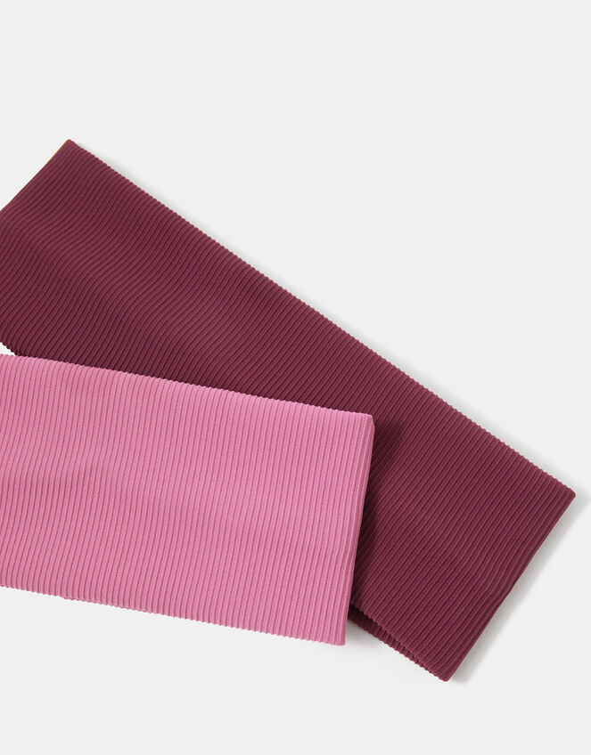 2-Pack Ribbed Bando Handbands, , large