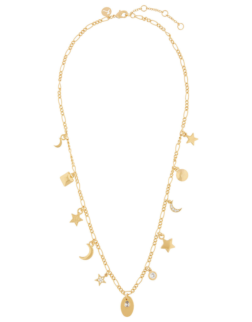 Gold-Plated Celestial Charm Necklace | Z for Accessorize | Accessorize ...