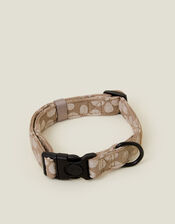 Cocopup London Floral Print Dog Collar Natural, Natural (NATURAL), large
