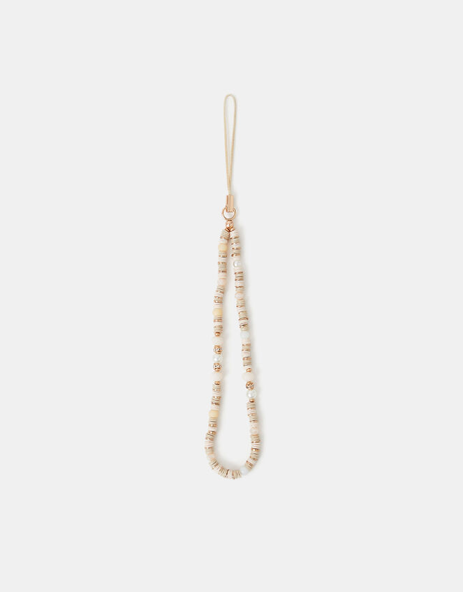 Disc Beaded Phone Charm, , large