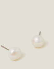 14ct Gold-Plated Pearl Earrings, , large