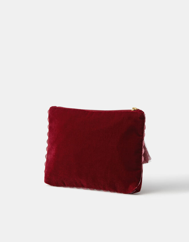 Sausage Dog Velvet Pouch, , large